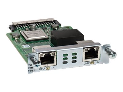  CISCO  Third-Generation 2-Port T1/E1 Multiflex Trunk Voice/WAN Interface Card - módulo de expansión - EHWIC - 2 puertosVWIC3-2MFT-T1/E1=