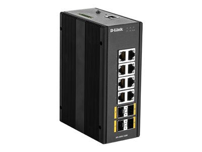  D-LINK  DIS 300G-12SW - conmutador - 8 puertos - GestionadoDIS-300G-12SW