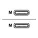  ELO  - cable USB de tipo C - 24 pin USB-C a 24 pin USB-C - 1.83 mE710364