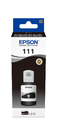EPSON 111 EcoTank pigment black ink bottle  6.000p. ET-M1100 M1120 M1170 M2140 M3170 M3180