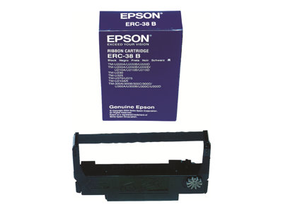  EPSON  38B - 1 - negro - cinta de impresiónC43S015374