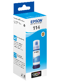 Epson Botella Tinta Ecotank 114 Cyan