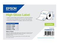 Epson - etiquetas troqueladas - de alto brillo - 1570 etiqueta(s) - 102 x 76 mm