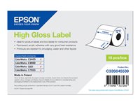 Epson - etiquetas troqueladas - de alto brillo - 610 etiqueta(s) - 51 x 102 mm