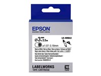 Epson LabelWorks LK-4WBA3 - tubo - 1 bobina(s) - Rollo (0,3 cm x 2,5 m)