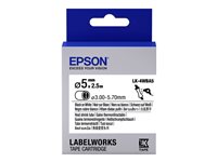 Epson LabelWorks LK-4WBA5 - tubo - 1 bobina(s) - Rollo (0,5 cm x 2,5 m)