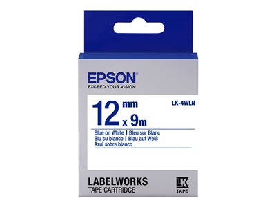  EPSON  LabelWorks LK-4WLN - cinta de etiqueta - 1 cinta(s) - Rollo (1,2 cm x 9 m)C53S654022