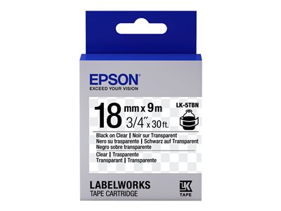  EPSON  LabelWorks LK-5TBN - cinta de etiqueta - 1 cinta(s) - Rollo (1,8 cm x 9 m)C53S655008
