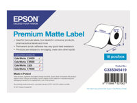 Epson - papel continuo de etiqueta - mate - 1 bobina(s) - Rollo (10,2 cm x 35 m)