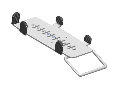  Ergonomic Solutions SpacePole MultiGrip placa de montaje para lector de tarjeta SMART / magnético con mangoVER171-MN-02