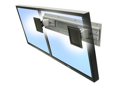  ERGOTRON  Neo-Flex - kit de montaje - perfil bajo - para 2 pantallas LCD - gris, negro28-514-800