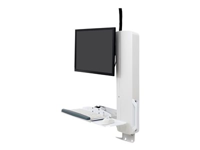  ERGOTRON  StyleView - kit de montaje - para pantalla LCD / teclado / ratón - sistema de pie-sentado - blanco61-081-062