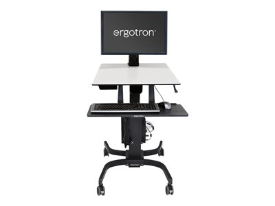  ERGOTRON  WorkFit-C Single HD - sit/standing workstation - rectangular - gris24-216-085