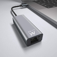 EWENT ADAPTADOR DE RED GIGABIT USB-C ALUMINIO EW9818