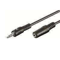 Ewent Cable Audio Estereo 3,5mm/M y 3,5mm/H -3mt EC1651