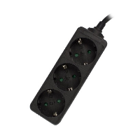 Ewent Ew3959 Regleta 3 tomas Negro EW3959