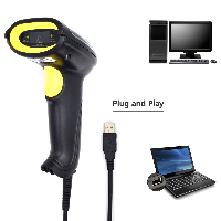 Ewent Lector código de barras EW3400 1D Láser Usb EW3400