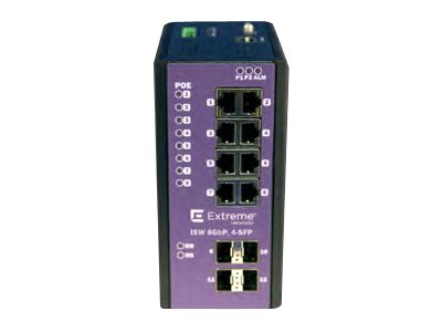  EXTREME  Networks ExtremeSwitching Industrial Ethernet Switches ISW 8GBP,4-SFP - conmutador - 8 puertos - Gestionado16804