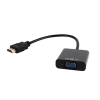 Gembird Adaptador HDMI(M) a VGA(H) + Audio A-HDMI-VGA-03