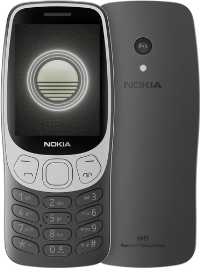 HMD NOKIA 3210 4G DS (NO HEADSET)  GSM4G 64MB+128MB GRUNGE BLACK 1GF025CPA2L12