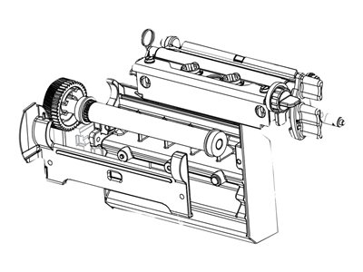  Honeywell Datamax-O'Neil - bloque de montaje de la pletina inferiorDPO12-2894-01
