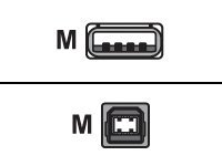 Intermec - cable USB - USB a USB Tipo B - 2 m