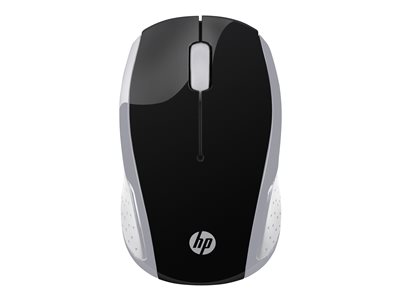  HP  200 - ratón - 2.4 GHz - plata2HU84AA#ABB