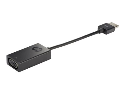  HP  HDMI to VGA Display Adapter - adaptador de vídeo - HDMI / VGA - 17.3 cmX1B84AA#ABB