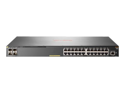  HPE  Aruba 2930F 24G PoE+ 4SFP+ - conmutador - 24 puertos - Gestionado - montaje en rackJL255A