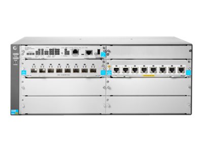  HPE  Aruba 5406R 8-port 1/2.5/5/10GBASE-T PoE+ / 8-port SFP+ (No PSU) v3 zl2 - conmutador - 16 puertos - Gestionado - montaje en rackJL002A