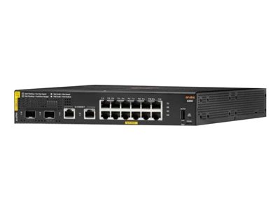  HPE  Aruba 6000 12G Class4 PoE 2G/2SFP 139W Switch - conmutador - 12 puertos - Gestionado - montaje en rackR8N89A