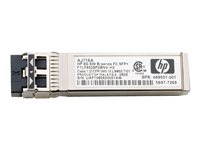 HPE B-Series - módulo de transceptor SFP+ - canal de fibra de 8 Gb (onda corta)