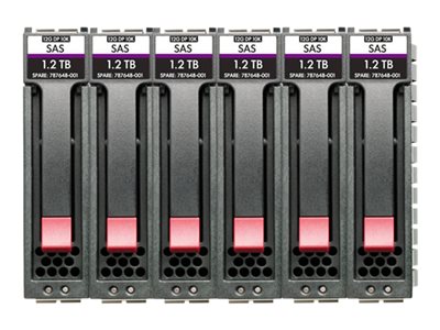  HPE  Enterprise - disco duro - 7.2 TB - SAS 12Gb/s (paquete de 6)R0Q65A