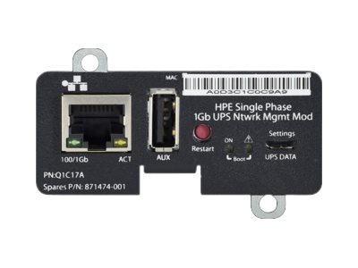  HPE  Network Management Module - adaptador de administración remota - Gigabit Ethernet x 1Q1C17A