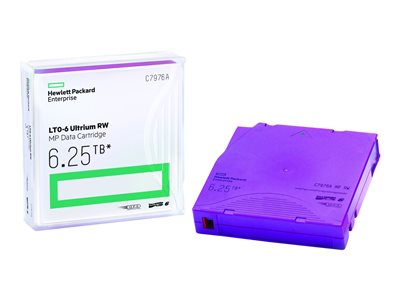  HPE  RW Data Cartridge - LTO Ultrium 6 x 20 - 2.5 TB - soportes de almacenamientoC7976AN