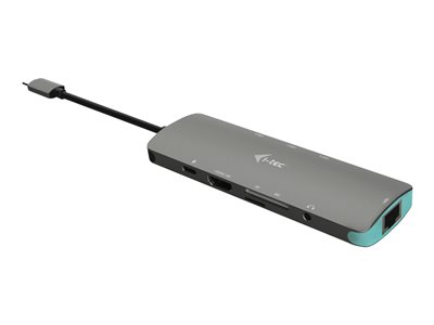  I-TEC  USB-C Metal Nano Docking Station 4K HDMI LAN + Power Delivery - estación de conexión - USB-C 3.1 - HDMI - 1GbEC31NANODOCKLANPD