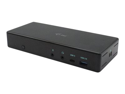  I-TEC  USB-C Quattro Display Docking Station with Power Delivery - estación de conexión - USB-C / Thunderbolt 3 - 2 x HDMI, 2 x DP - 1GbEC31QUATTRODOCKPD