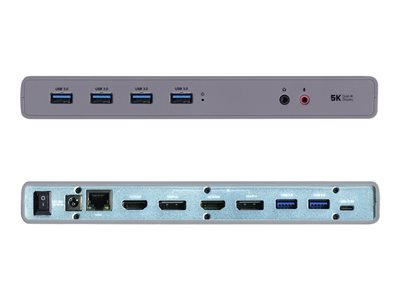  I-TEC  USB-C / USB-A 3.0 4K Dual Video Docking Station - estación de conexión - USB-C - 1GbECADUAL4KDOCK