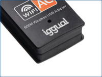 iggual Adaptador USB Wifi 600 Mbps dual 2.4G/5G IGG320471