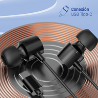 iggual Auriculares tipo C intrauditivos con micro IGG320211