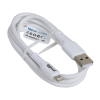 iggual cable USB-A/Lightning 100 cm blanco IGG316955
