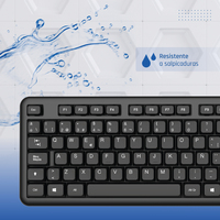 iggual Teclado USB estándar CK-OFFICE-105T negro IGG320563