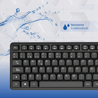 iggual Teclado USB estándar CK-SILENT-105T negro IGG320556