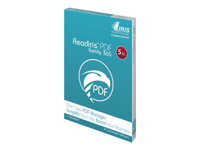  IRIS  Readiris PDF Family 365 (v. 22) - caja de embalaje - 5 licencias462187