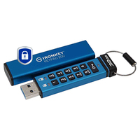 32GB IRONKEY KEYPAD 200 AES-256EXTENCRYP FIPS 140-3 LVL 3(PENDING) IKKP200/32GB