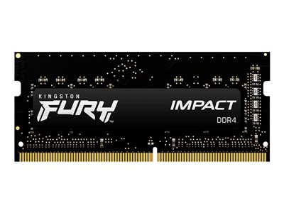  KINGSTON  FURY Impact - DDR4 - kit - 32 GB: 2 x 16 GB - SO-DIMM de 260 contactos - 3200 MHz / PC4-25600 - sin búferKF432S20IBK2/32