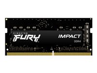 Kingston FURY Impact - DDR4 - módulo - 32 GB - SO-DIMM de 260 contactos - 3200 MHz / PC4-25600 - sin búfer KF432S20IB/32
