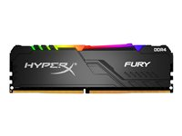 HyperX FURY RGB - DDR4 - módulo - 8 GB - DIMM de 288 contactos - 3600 MHz / PC4-28800 - sin búfer HX436C17FB3A/8
