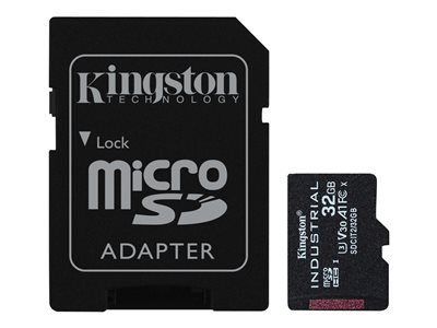  KINGSTON  Industrial - tarjeta de memoria flash - 32 GB - microSDHC UHS-ISDCIT2/32GB