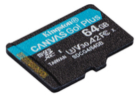 Kingston microSD Canvas Go! Plus 4 64GB 200 MB-s SDCG4/64GB